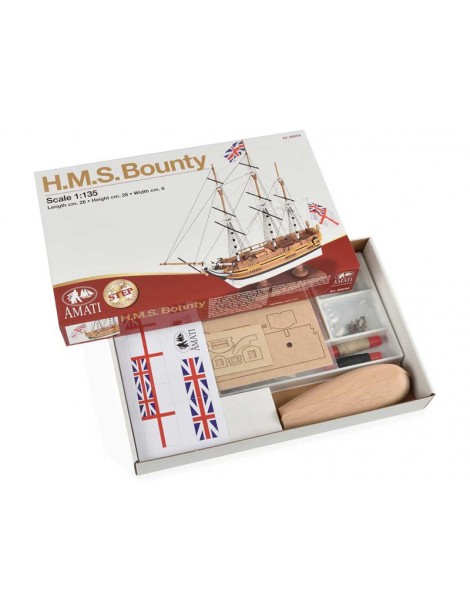 AMATI H.M.S. Bounty 1: 135 First step kit