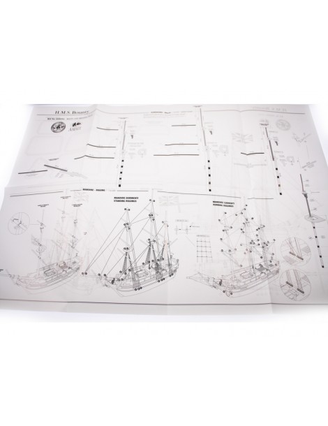AMATI H.M.S. Bounty 1: 135 First step kit