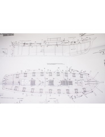 CALDERCRAFT H.M.S. Jalouse briga 1:64 kit