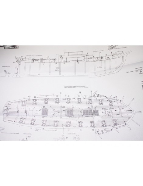 CALDERCRAFT H.M.S. Jalouse briga 1:64 kit