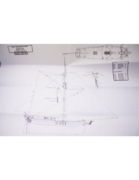 CALDERCRAFT H.M. Chatham 1660 1:64 kit