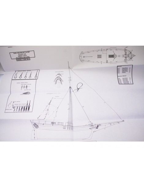 CALDERCRAFT H.M. Chatham 1660 1:64 kit