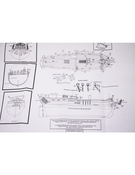 CALDERCRAFT H.M. Chatham 1660 1:64 kit