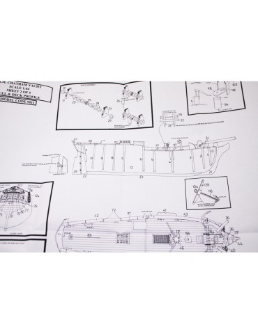 CALDERCRAFT H.M. Chatham 1660 1:64 kit