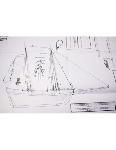 CALDERCRAFT H.M Ballahoo schuner 1803 1:64 kit