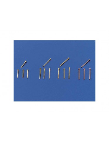 Brass nails 0.7x8 mm (about 100 pcs)