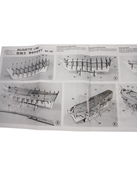 Mantua Model HMS Bounty Le Piccole 1:100 kit