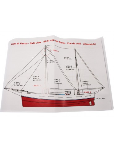 Mantua Model Sailboat Capri 1:35 kit