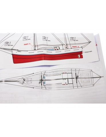 Mantua Model Sailboat Capri 1:35 kit