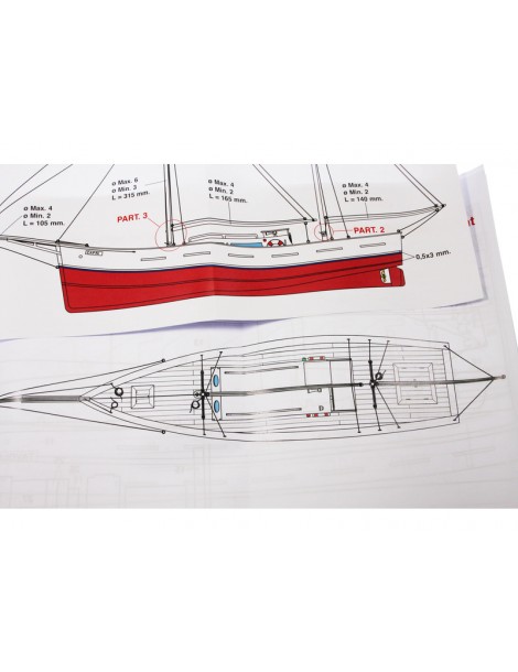 Mantua Model Sailboat Capri 1:35 kit