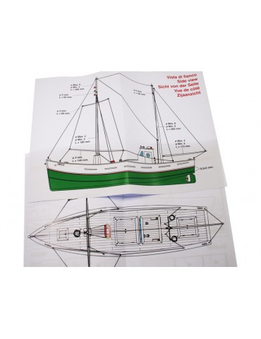 Mantua Model Fishing Boat Amalfi 1:35 kit