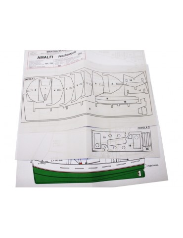 Mantua Model Fishing Boat Amalfi 1:35 kit