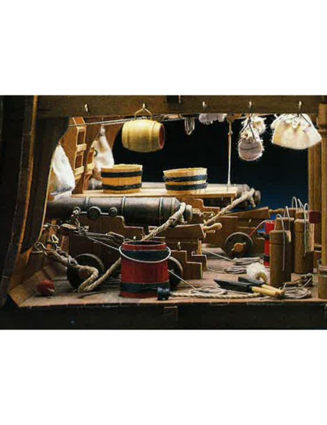 Mantua Model Cannon Deck Cut 1:23 kit