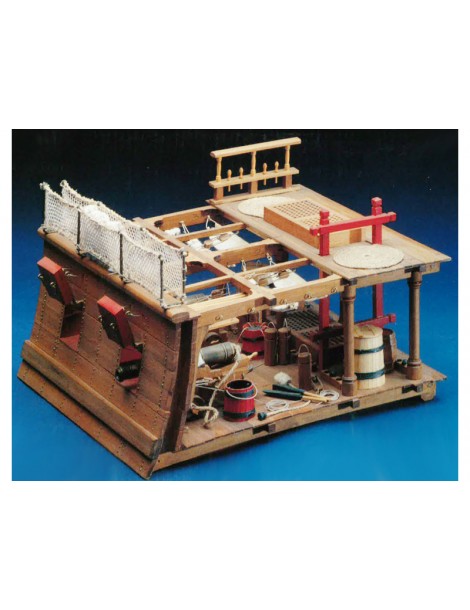 Mantua Model Cannon Deck Cut 1:23 kit