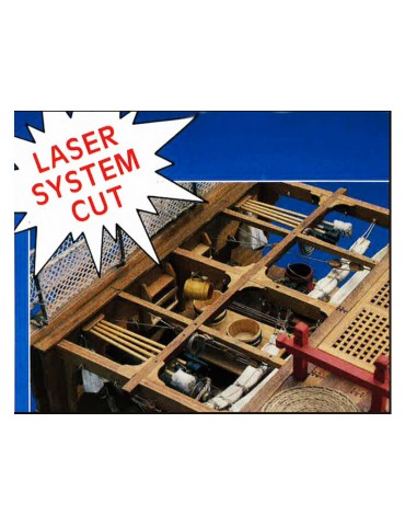Mantua Model Cannon Deck Cut 1:23 kit