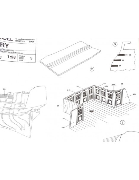 Mantua Model HMS Victory 1:98 kit