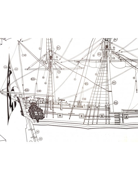 Mantua Model Peregrine Galley 1:60 kit