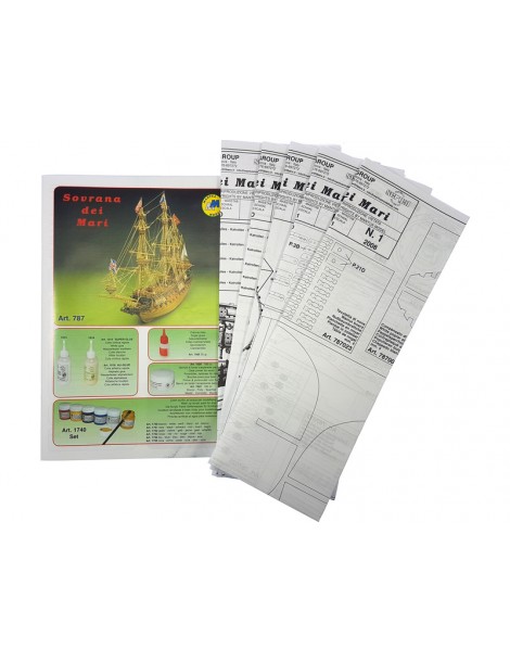 Mantua Model Sovereign of the Seas 1:78 kit