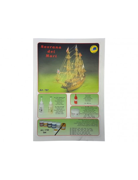 Mantua Model Sovereign of the Seas 1:78 kit