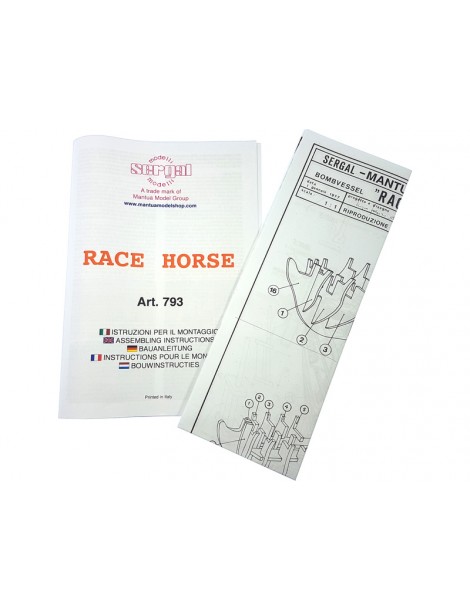 Mantua Model Race Horse 1:47 kit