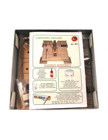 Mantua Model English cannon 1:17 kit