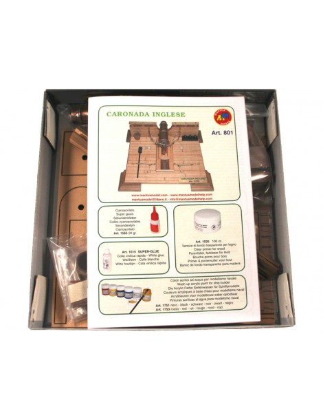 Mantua Model English cannon 1:17 kit