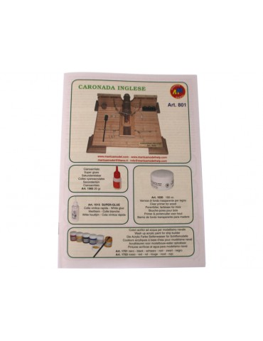 Mantua Model English cannon 1:17 kit
