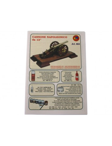 Mantua Model Napoleonic cannon 1:17 kit