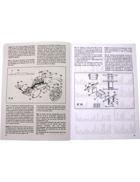 Mantua Model Napoleonic cannon 1:17 kit