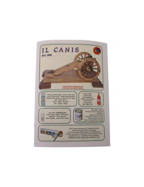 Mantua Model Tuscan cannon 1:17 kit