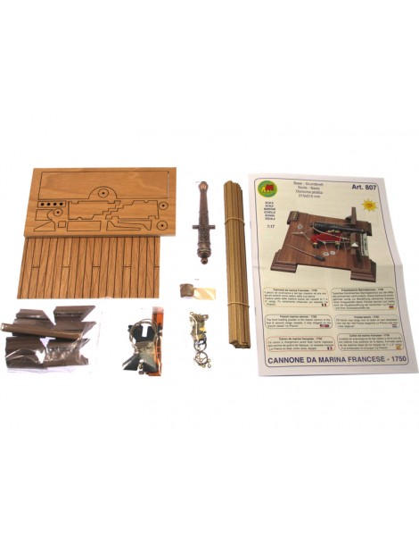 Mantua Model French cannon 1:17 kit