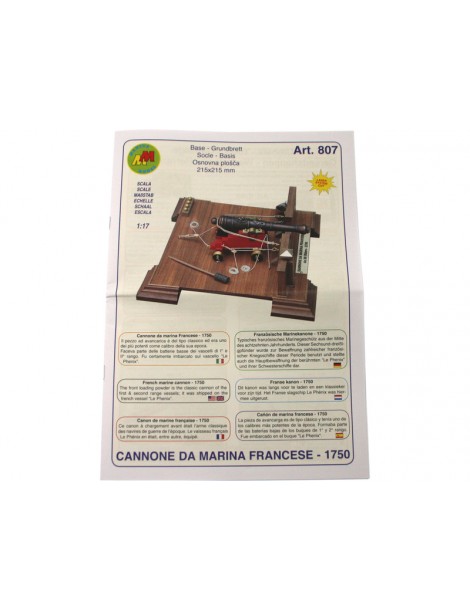 Mantua Model French cannon 1:17 kit