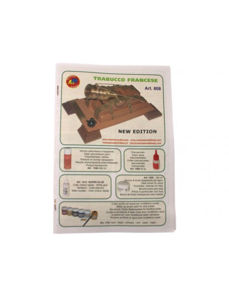 Mantua Model French mortar and pestle 1:17 kit