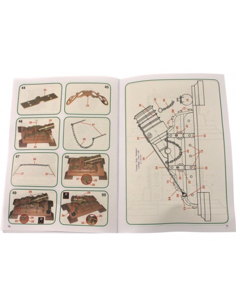 Mantua Model French mortar and pestle 1:17 kit