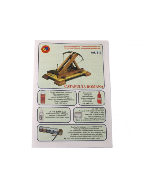 Mantua Model Roman Catapult 1:17 kit