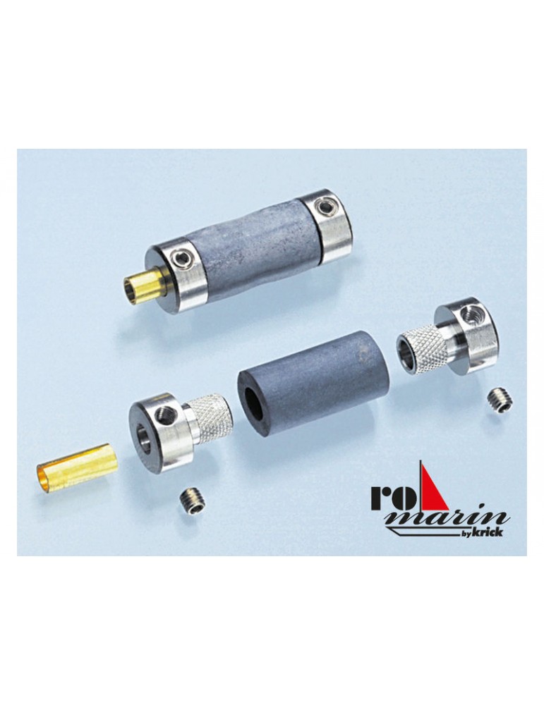 ROMARIN Spojka lodn elastická 3.2/4mm na 4mm