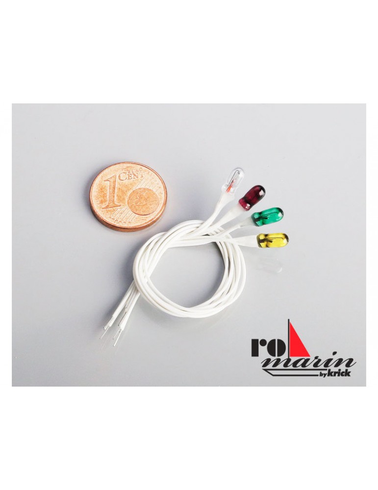 ROMARIN Lampa žlutá 6V/50mA pr. 3mm (50)
