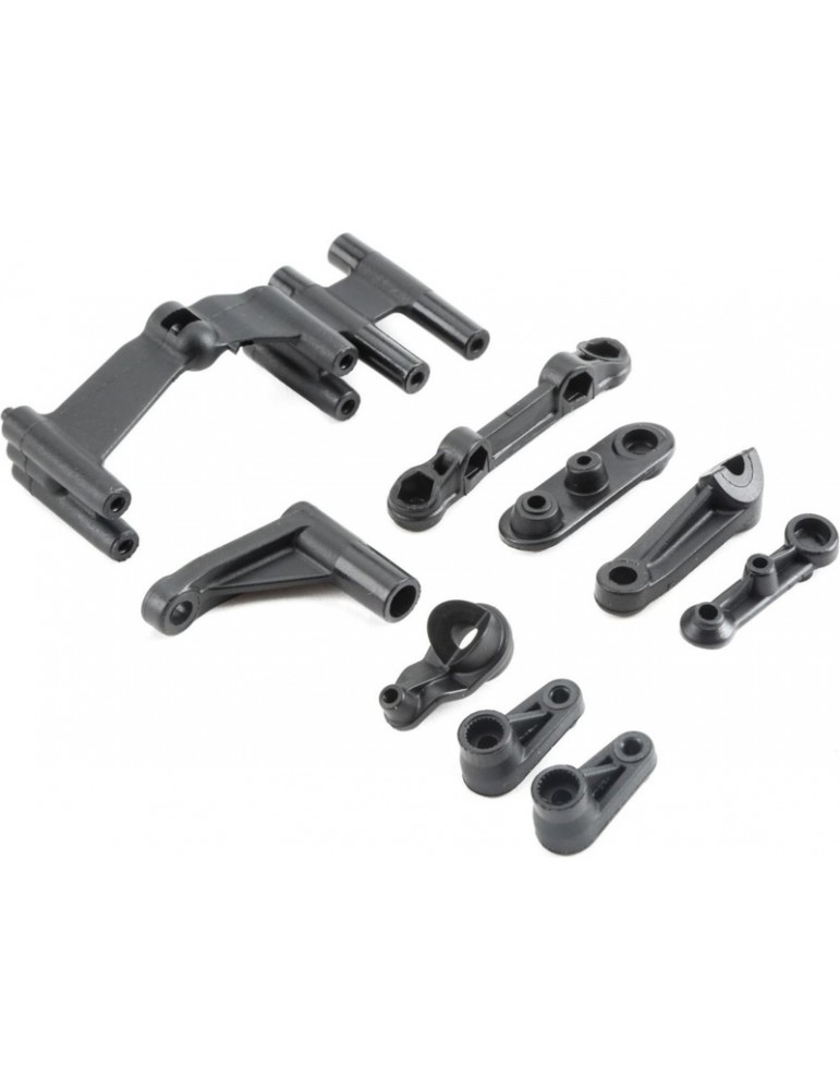 Losi Servo Mount, Steering Servo Set Plastic: Rock Rey/Baja Rey
