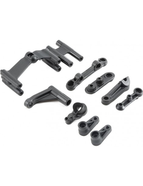 Losi Servo Mount, Steering Servo Set Plastic: Rock Rey/Baja Rey