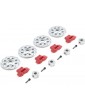 Losi Hex Rotor Caliper and Pin Set (4): Baja Rey