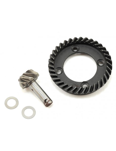Losi Rear Ring and Pinion Gear Set: Lasernut U4, Tenacity