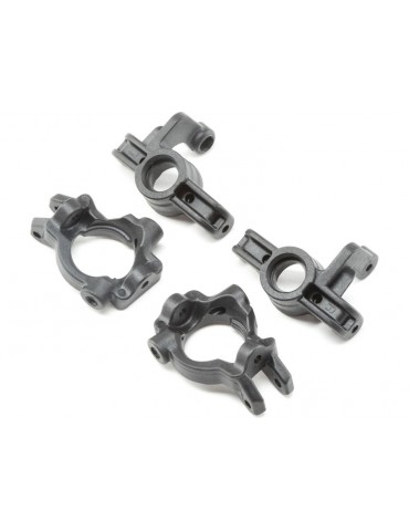 Losi Front Spindle and Carrier Set: Lasernut U4, Tenacity