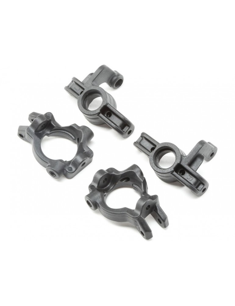 Losi Front Spindle and Carrier Set: Lasernut U4, Tenacity