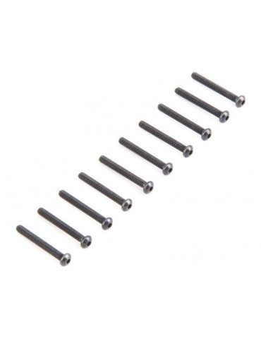 Losi Button Head Screws M2.5x20mm (10)