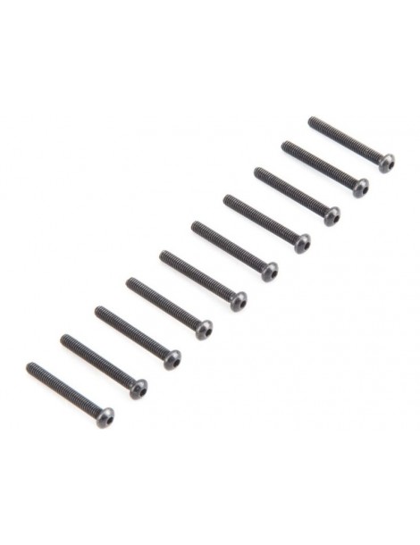 Losi Button Head Screws M2.5x20mm (10)