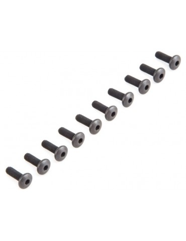 Losi Button Head Screws M4x12mm (10)