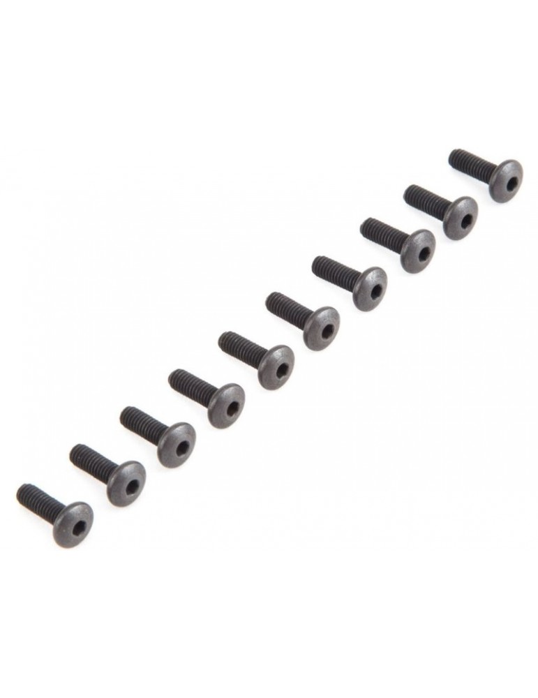 Losi Button Head Screws M4x12mm (10)