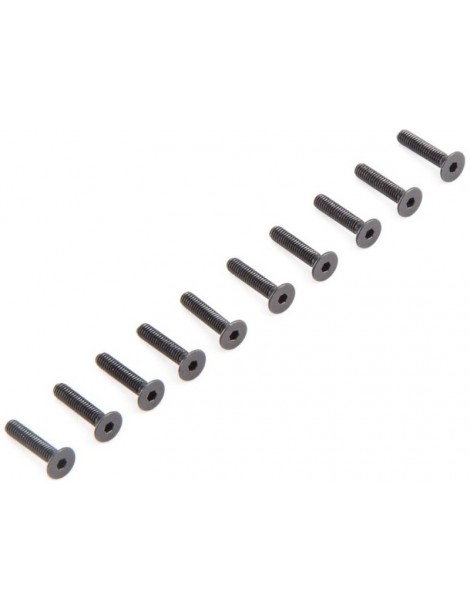 Losi Flat Head Screws M2.5x12mm (10)