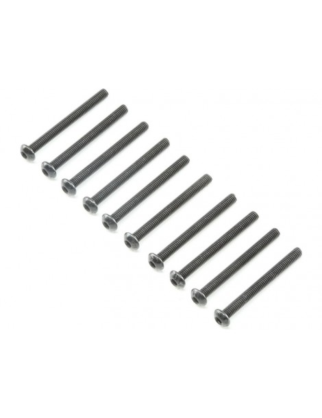 Losi Button Head Screws M3x30mm (10)