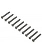 Losi Button Head Screws, Steel, Black Oxide, M4x30mm (10)